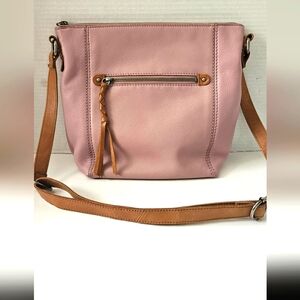 The Sak Ashland Pink‎ Leather Crossbody Bag